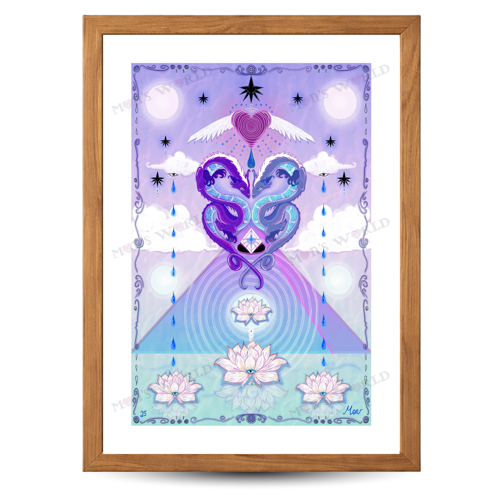 Draconian Romance - Fine Art Print