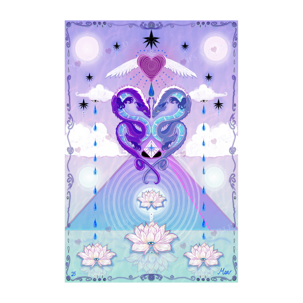 Draconian Romance - Fine Art Print