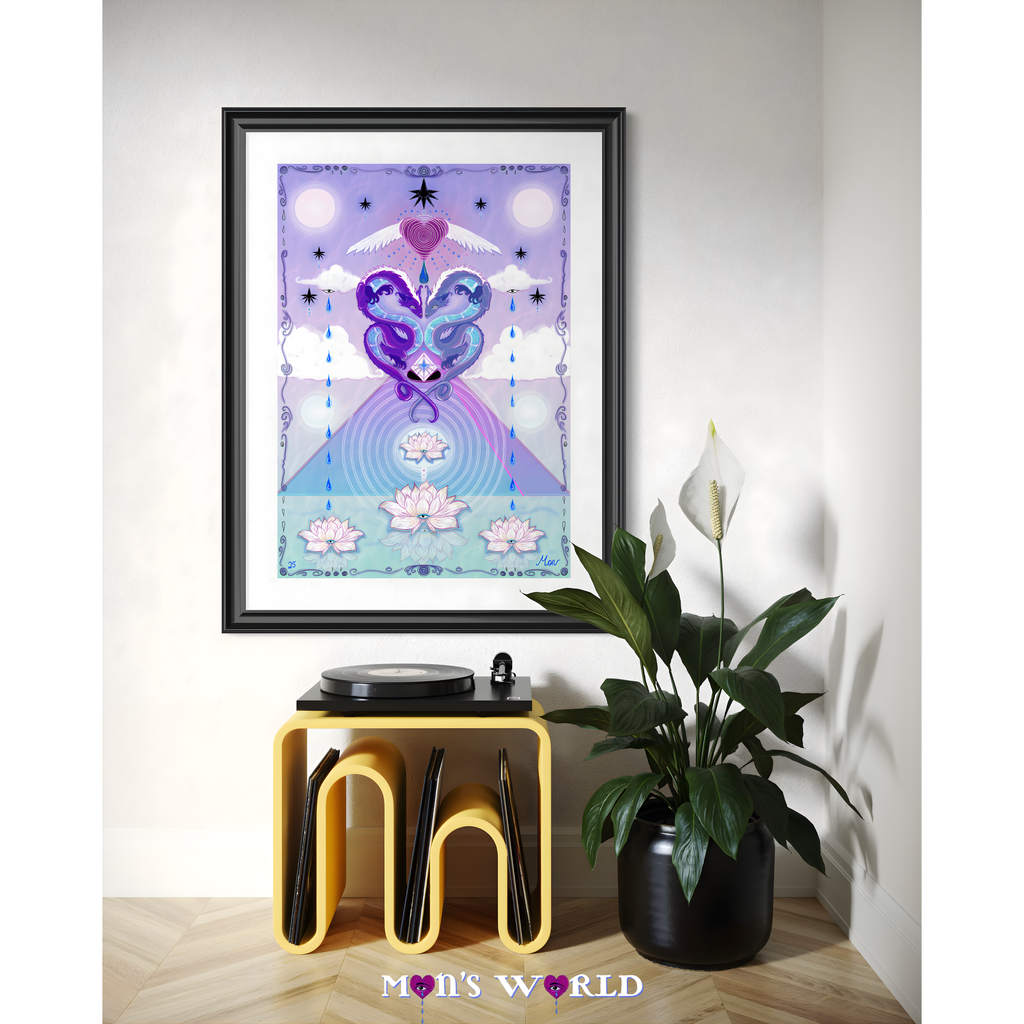 Draconian Romance - Fine Art Print